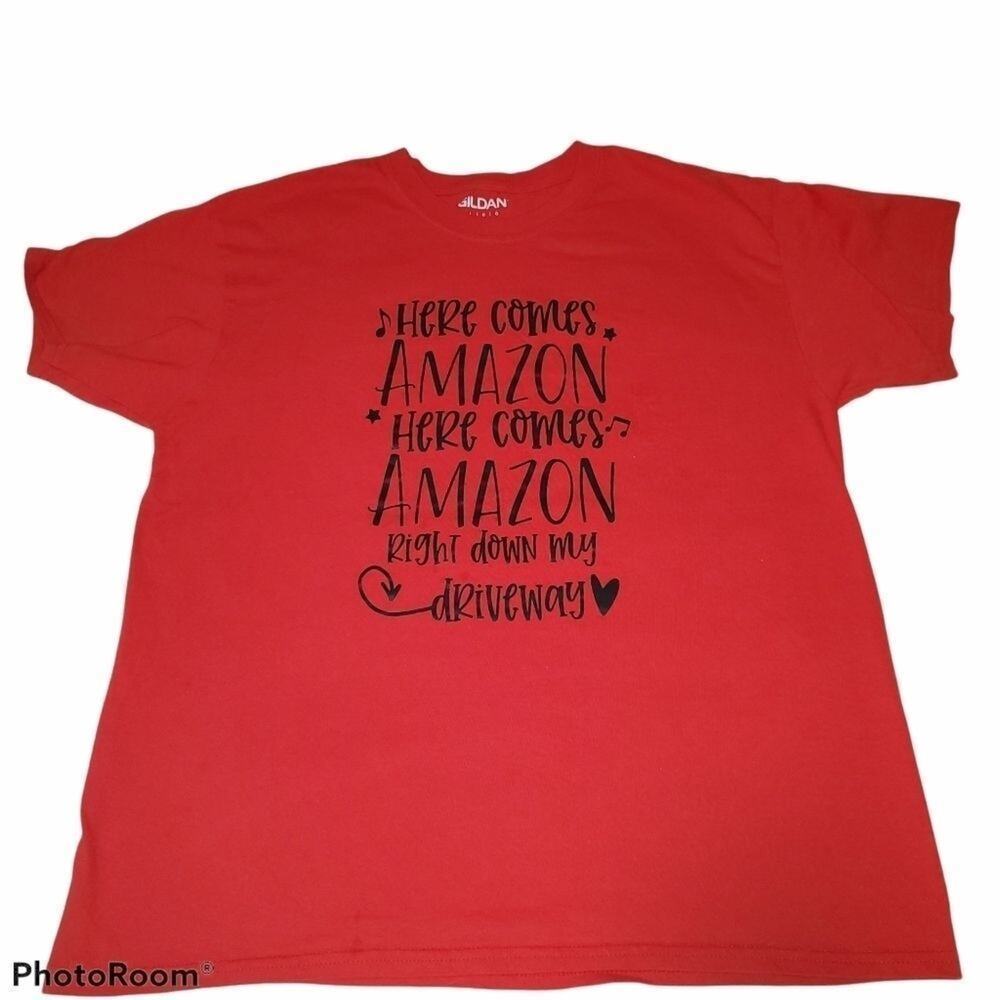Here comes amazon tshirt unisex shirt